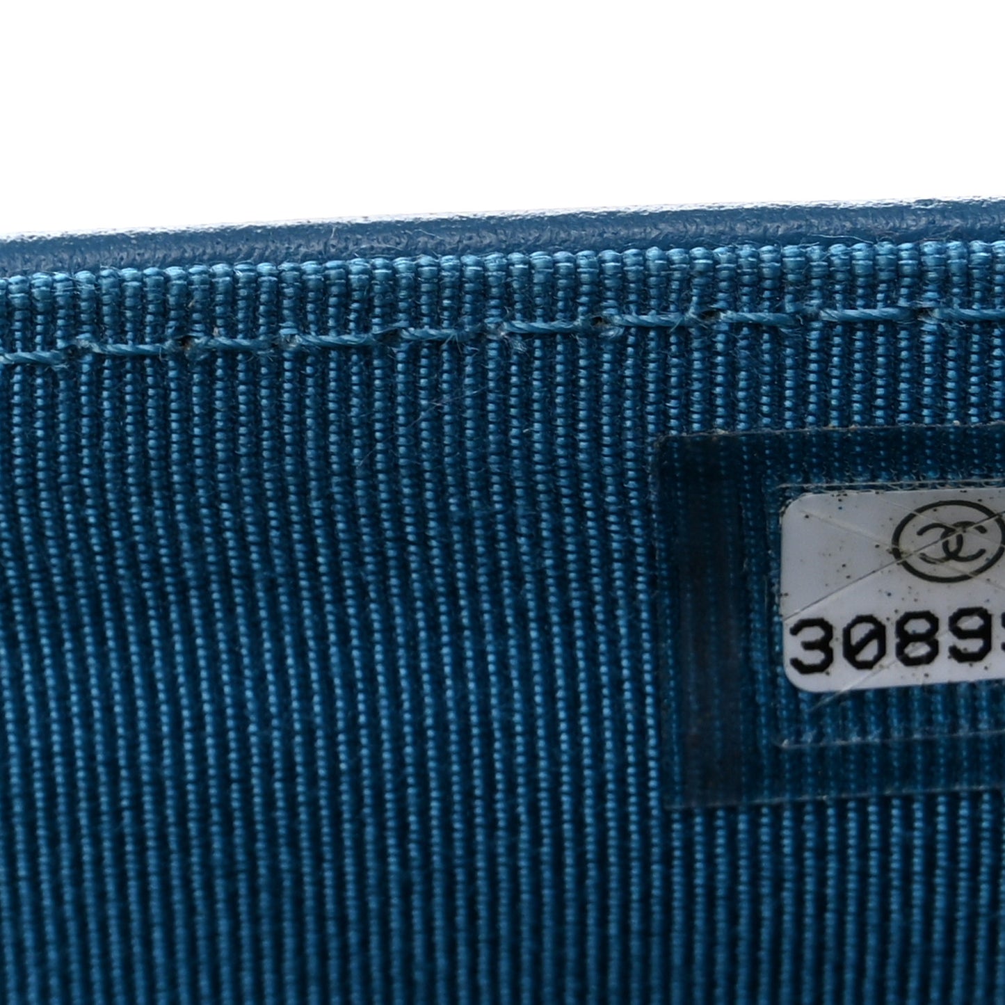 Caviar Quilted Medium Flap Wallet Dark Blue