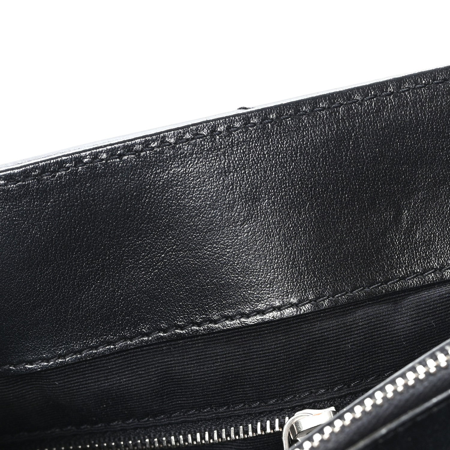 Saint Laurent Calfskin Y Quilted Monogram Large Loulou Chain Satchel Black 11 of 12