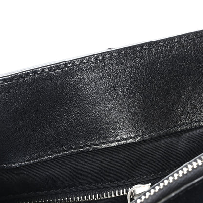 Saint Laurent Calfskin Y Quilted Monogram Large Loulou Chain Satchel Black 11 of 12
