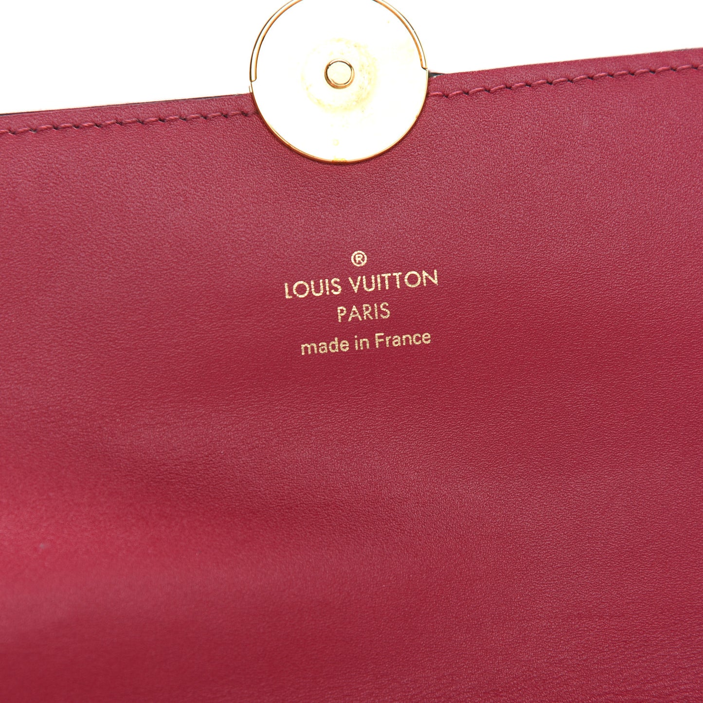 Monogram Flore Chain Wallet Fuchsia