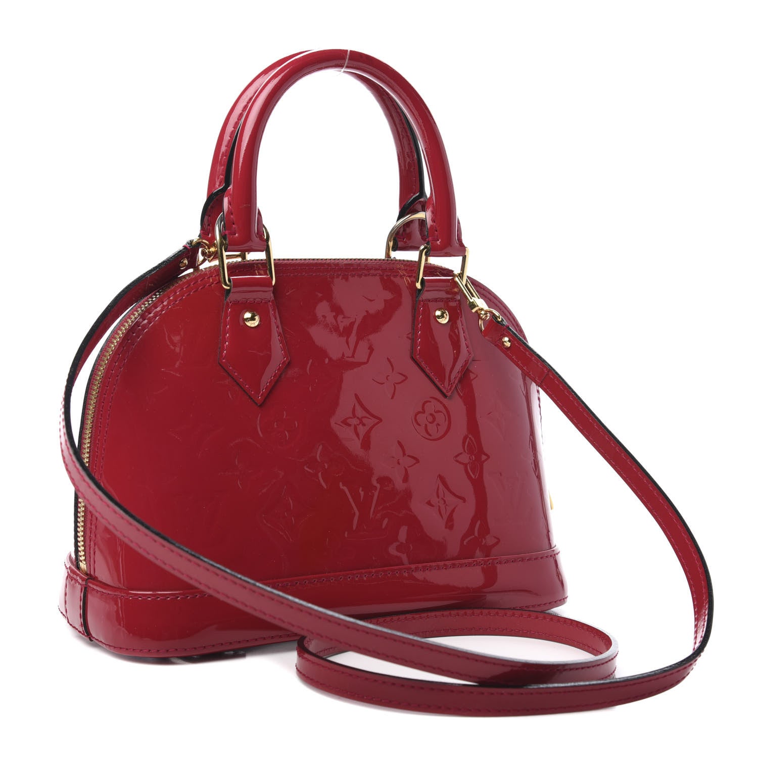 Louis Vuitton Vernis Alma BB Rose Indien 3 of 10
