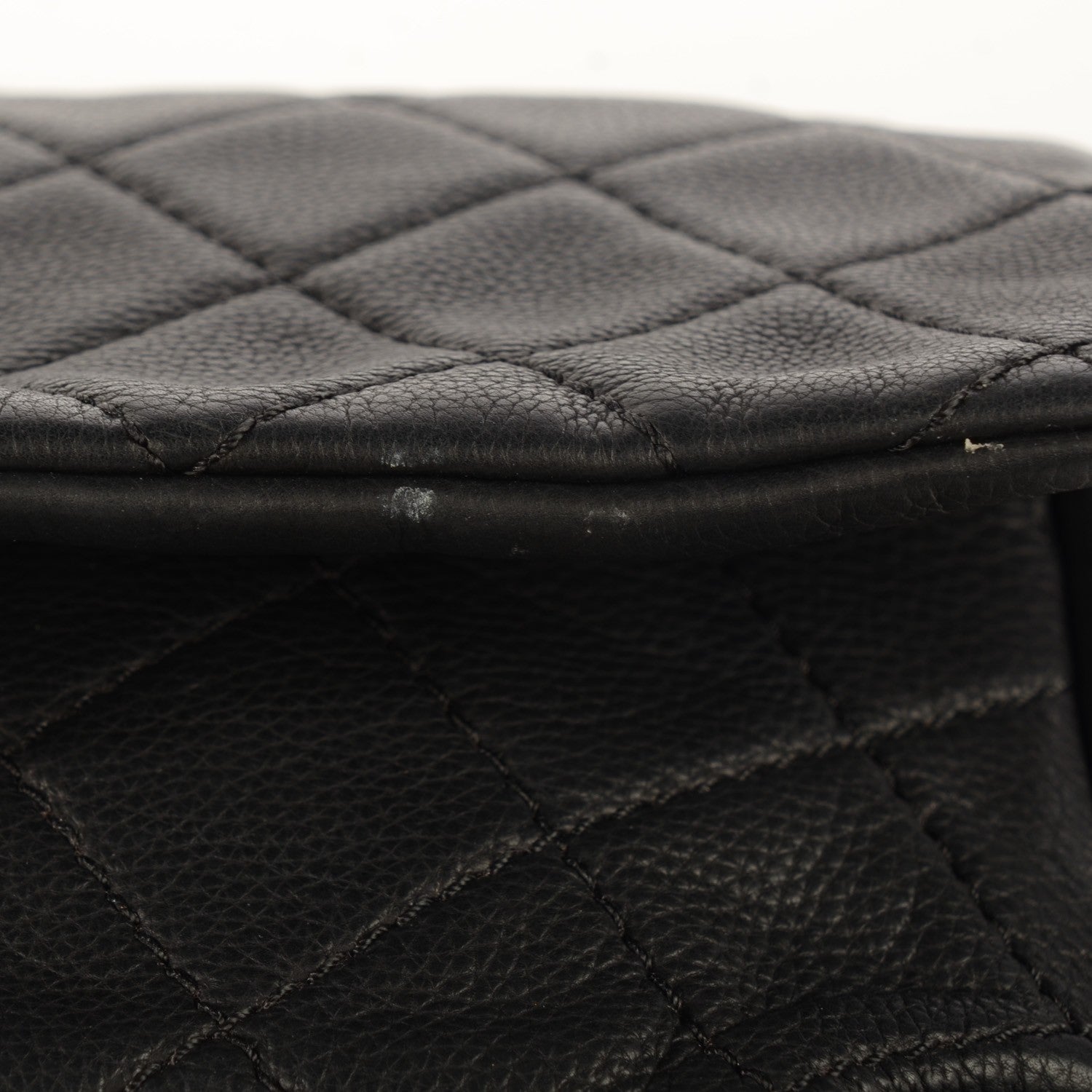 Chanel Calfskin Quilted CC Curvy Flap Black 10 of 11