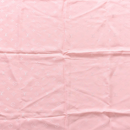 Louis Vuitton Silk Monogram Monaco Square Scarf Pink 2 of 3