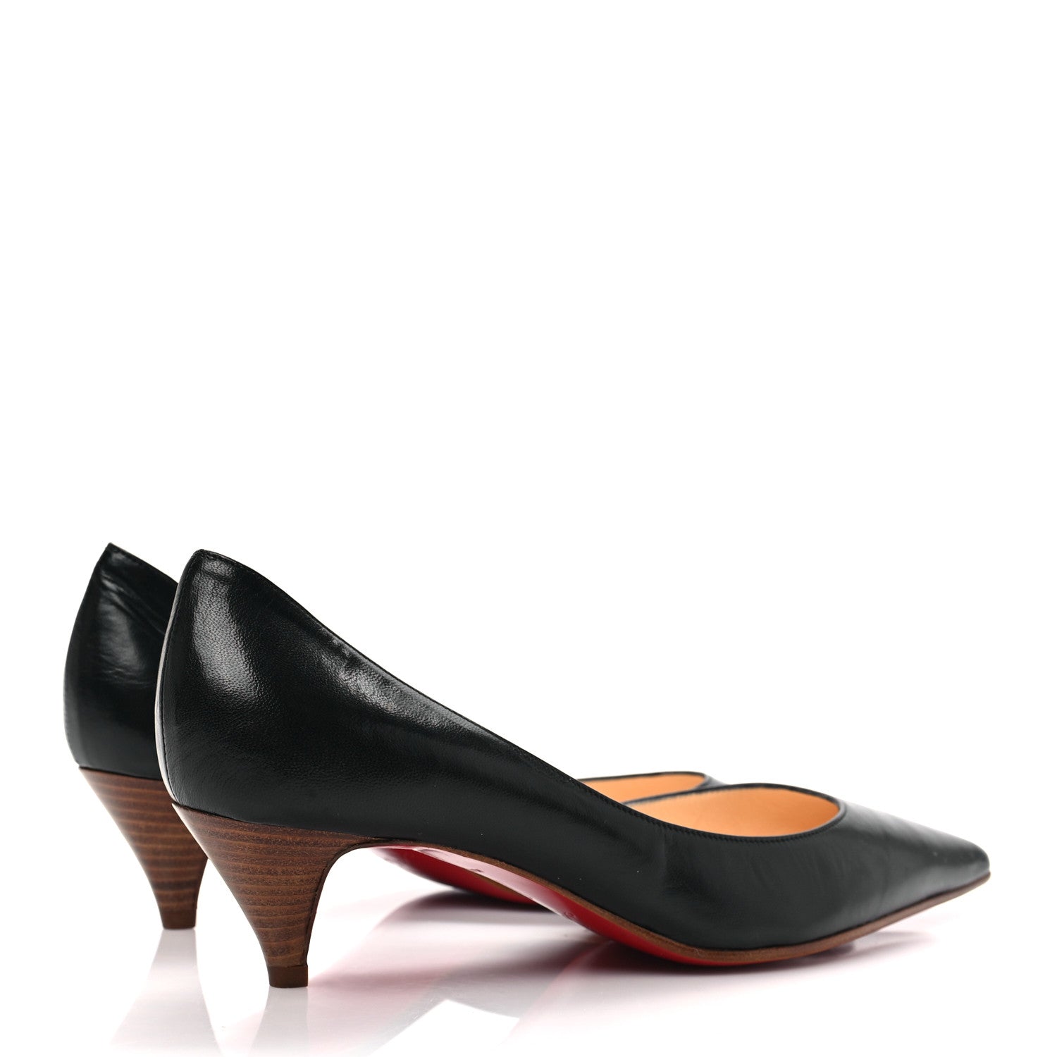 Christian Louboutin Kid Sixties 45 Pumps 36.5 Black 4 of 8