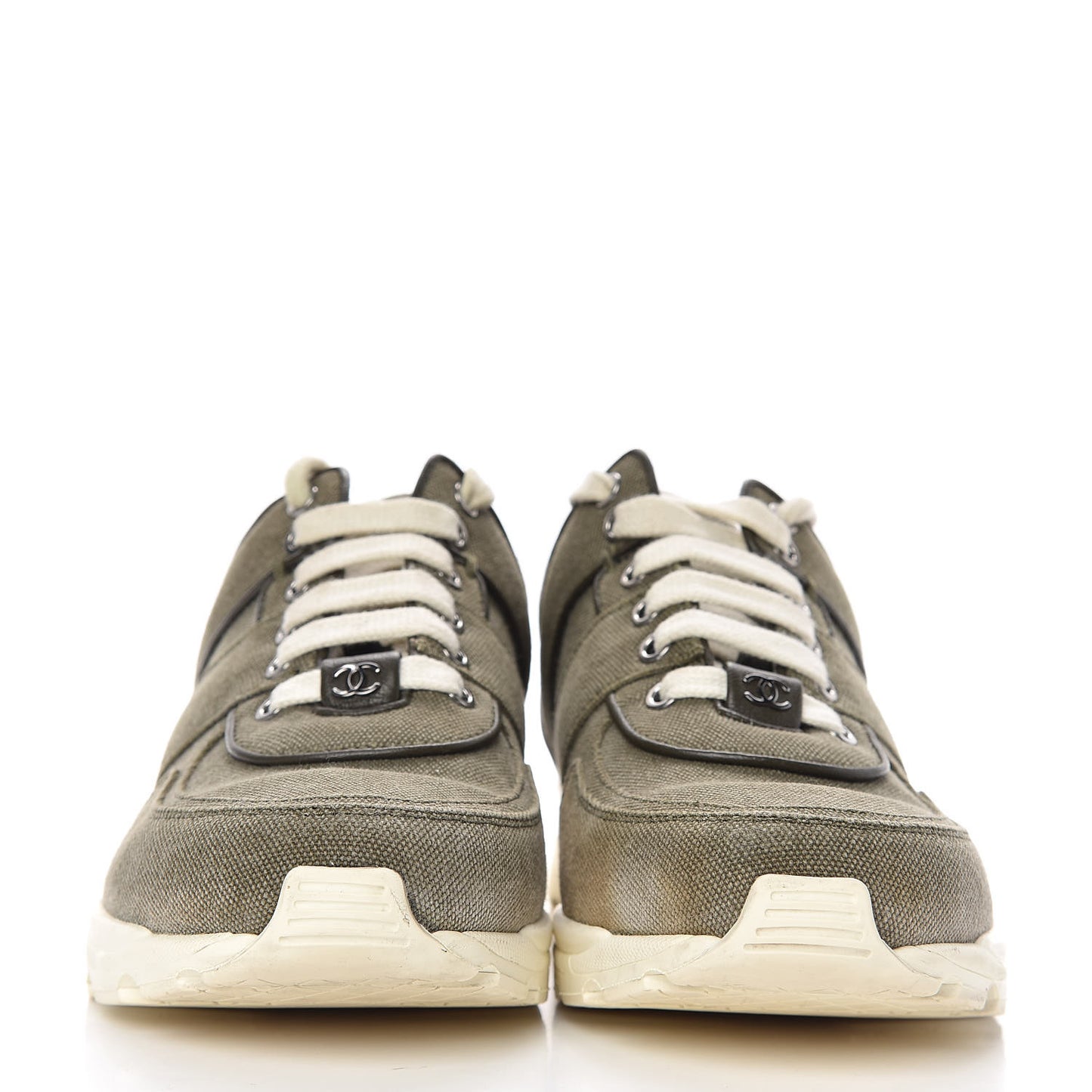 Fabric CC Sneakers 37.5 Khaki