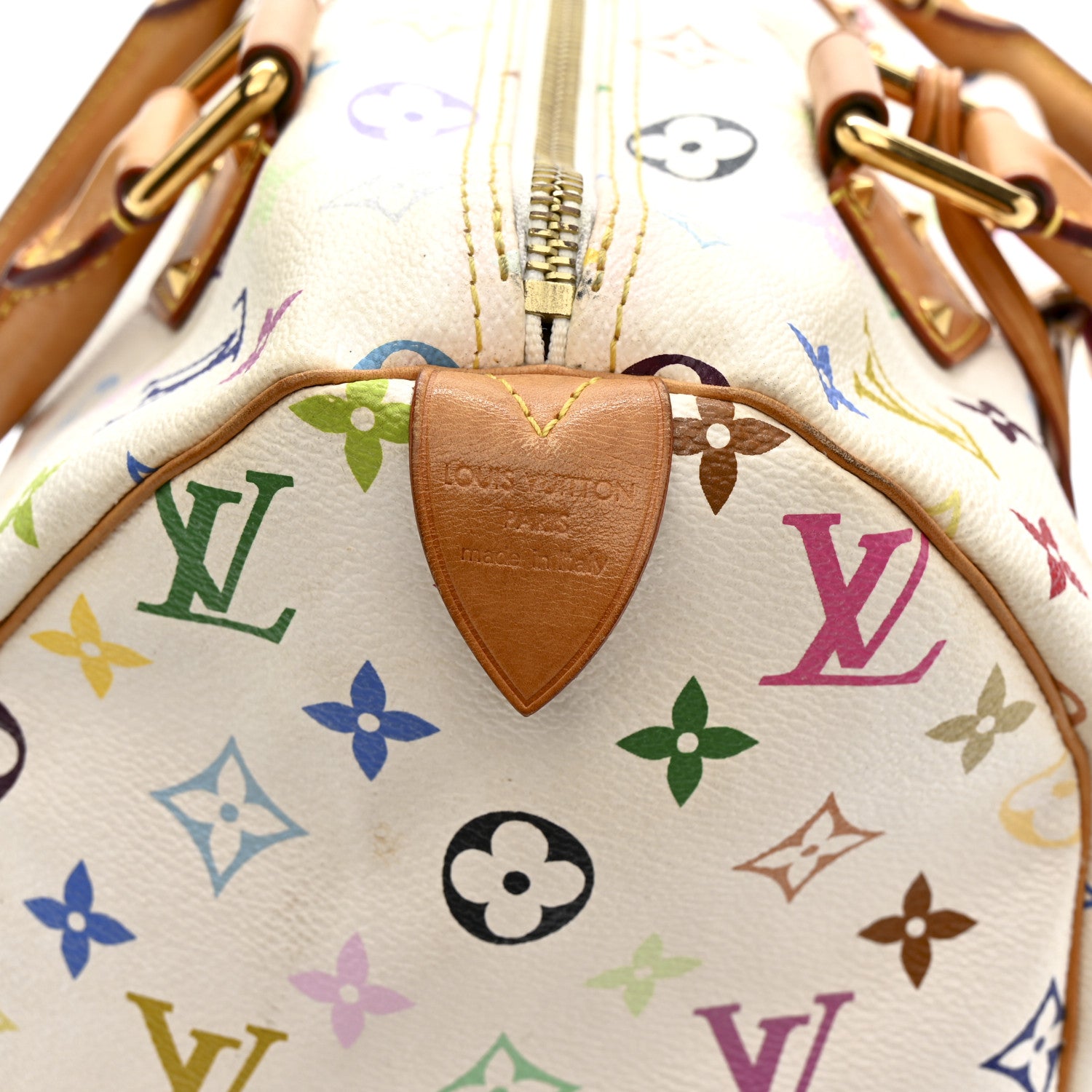 Louis Vuitton Monogram Multicolor Speedy 30 White 6 of 15