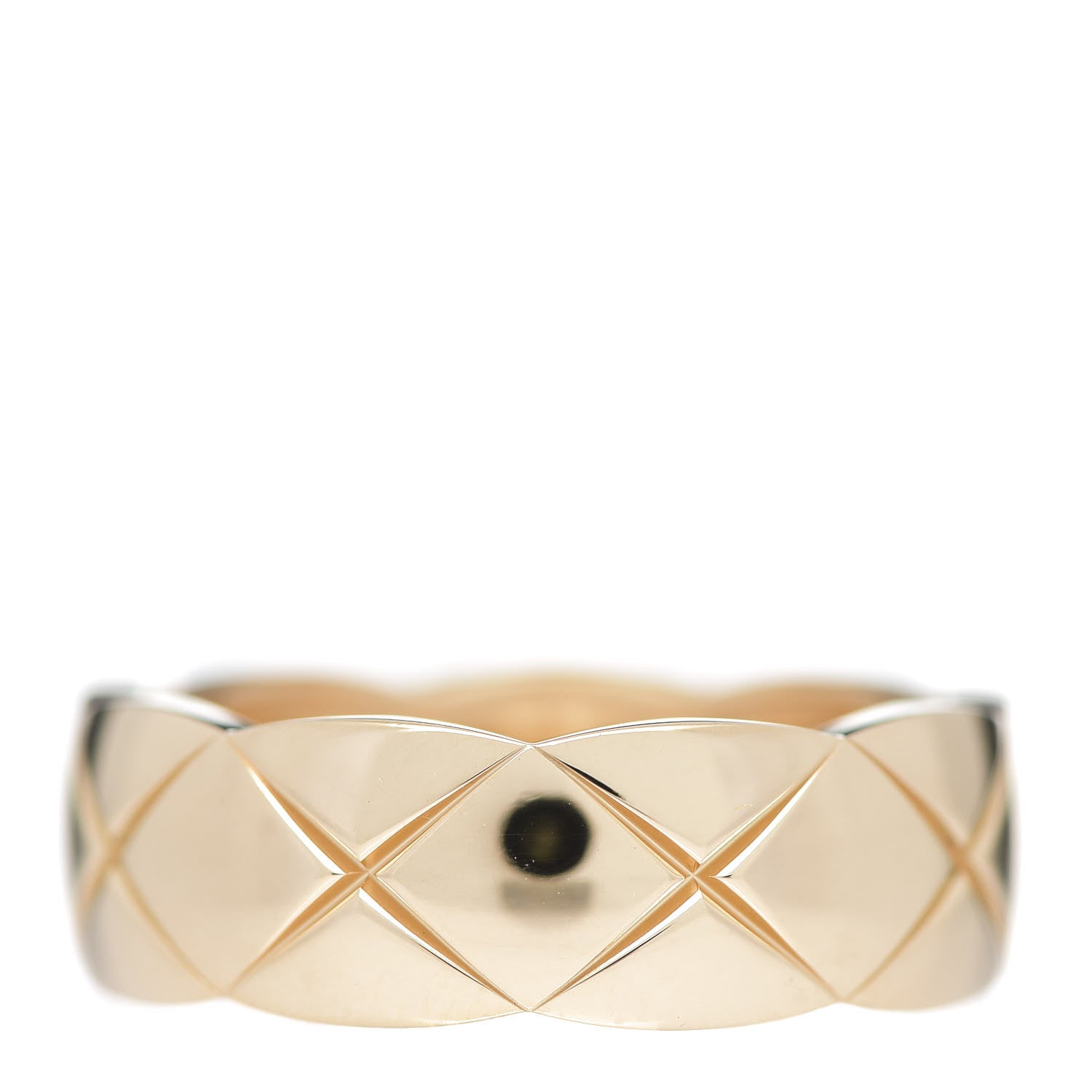 Chanel 18K Yellow Gold Small Coco Crush Ring 54 7 3 of 7