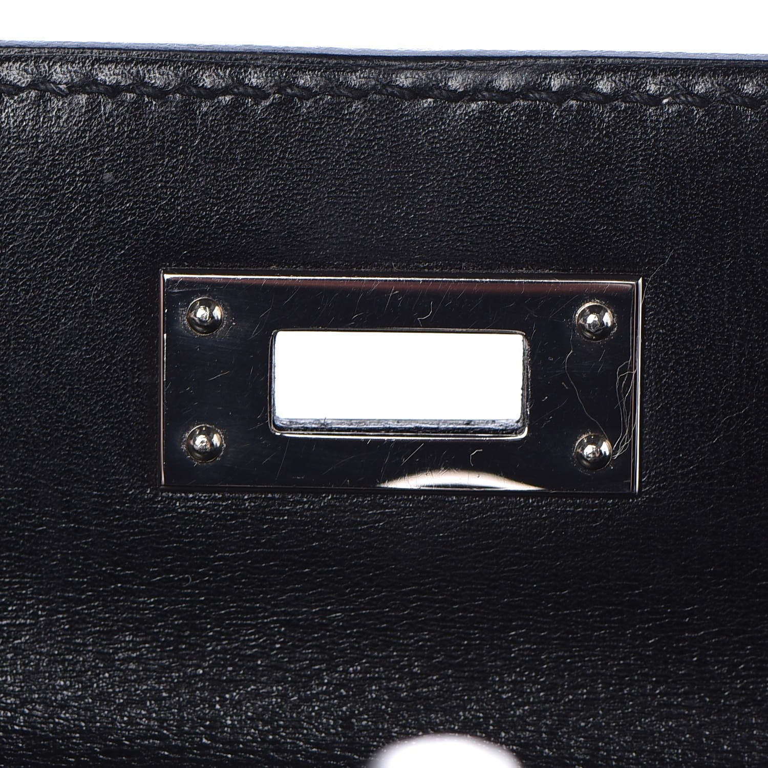 Hermes Box Kelly Cut Clutch Black 16 of 24