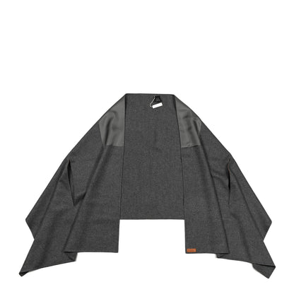 Hermes Cashmere Twill Double Face Applique Stole Scarf Gris 1 of 4