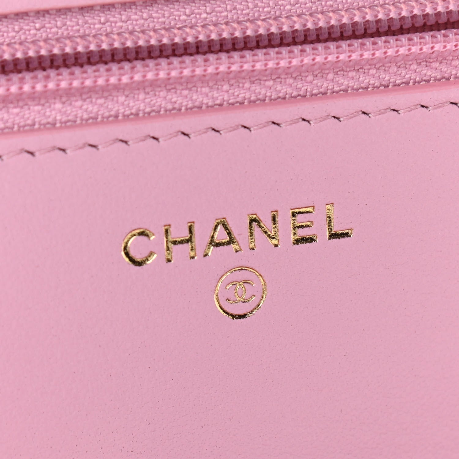 Chanel Shiny Caviar Quilted Pick Me Up Wallet On Chain WOC Pink 6 of 12