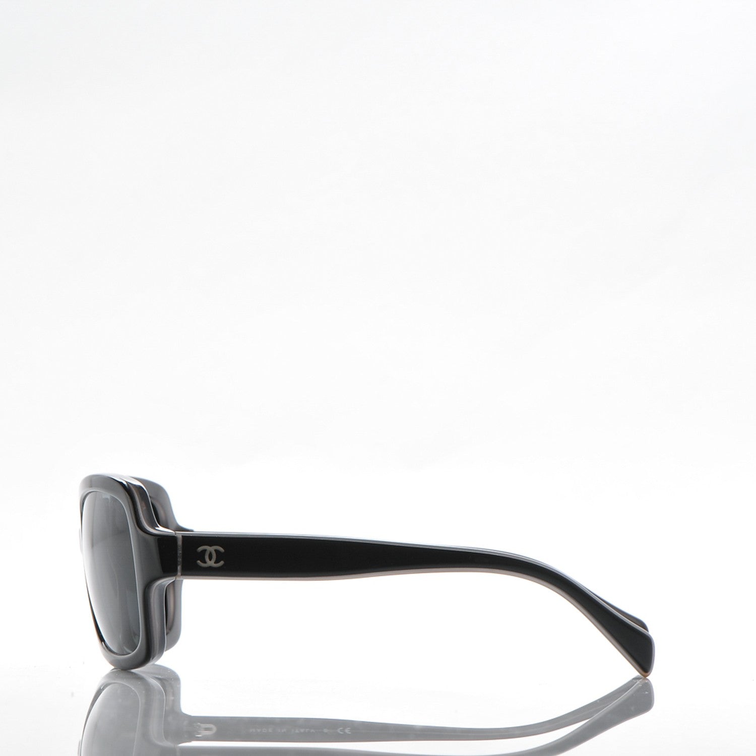 Chanel CC Logo Sunglasses 5143 Black Grey 2 of 7