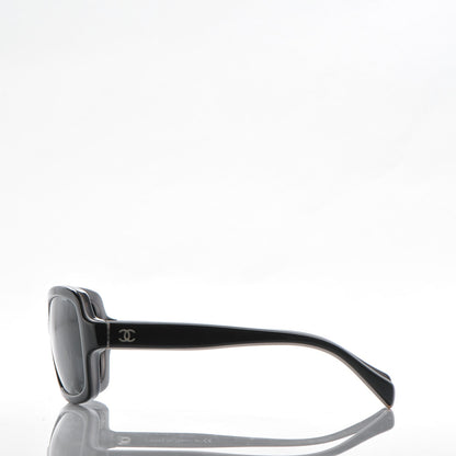 Chanel CC Logo Sunglasses 5143 Black Grey 2 of 7