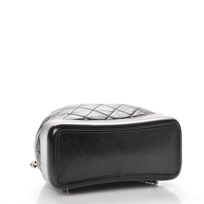 Chanel Aged Calfskin Quilted Gabrielle Backpack Black 4 of 11
