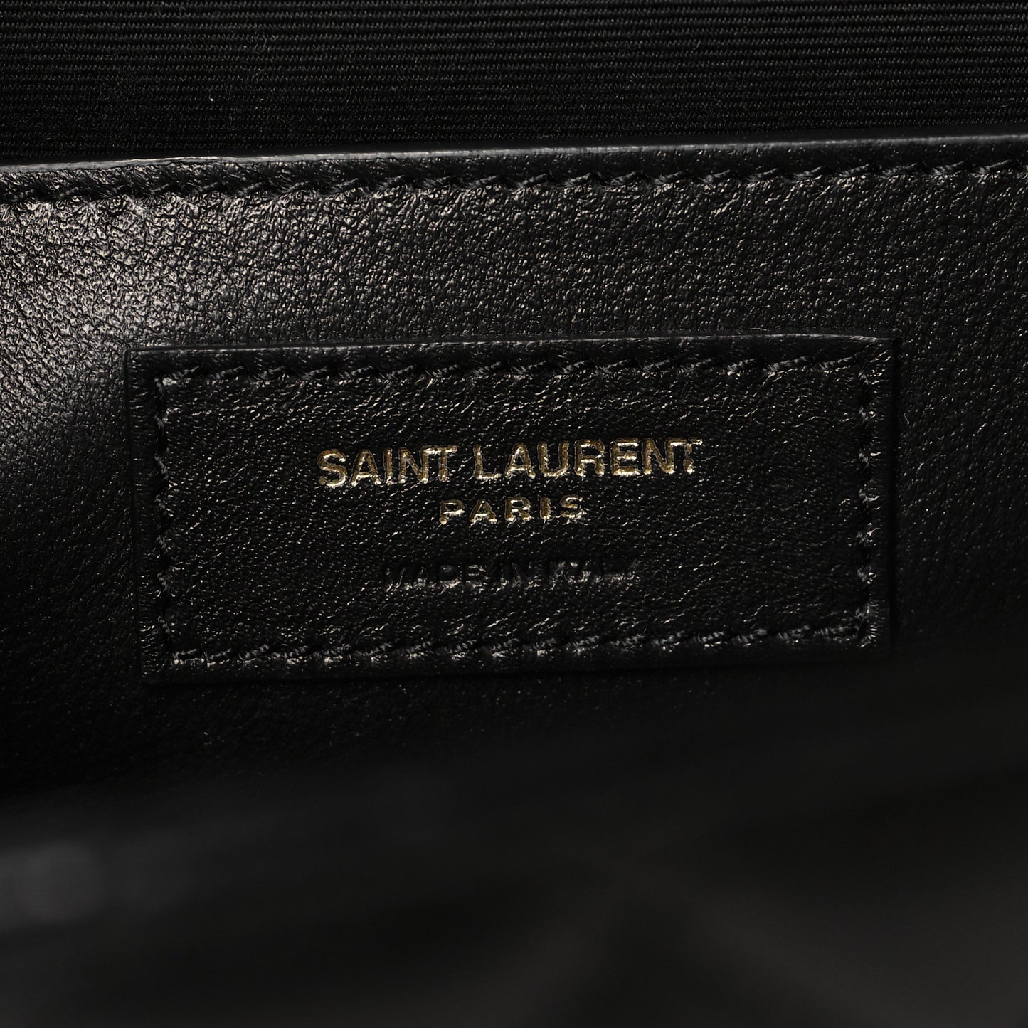 Lambskin Mixed Matelasse Triquilt Medium Monogram Satchel Black