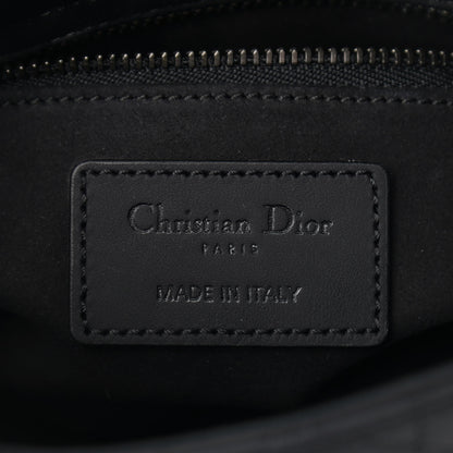 Christian Dior Ultra Matte Calfskin Cannage Mini Lady Dior Black 6 of 9