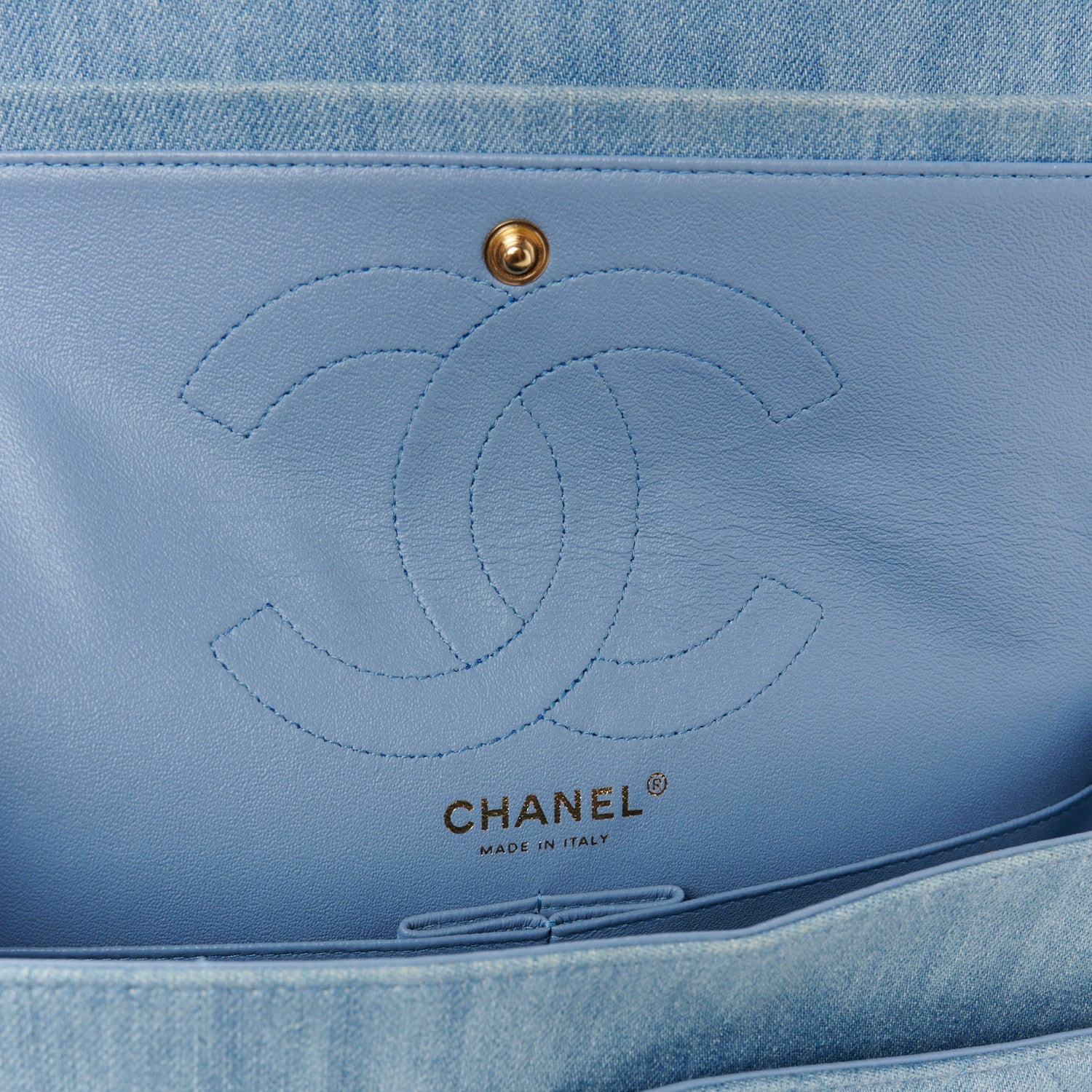 Chanel Denim Quilted 2.55 Reissue 226 Flap Light Blue 6 of 10