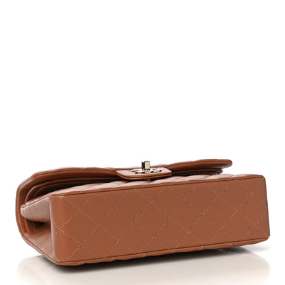 Chanel Lambskin Quilted Small Double Flap Brown 4 of 11