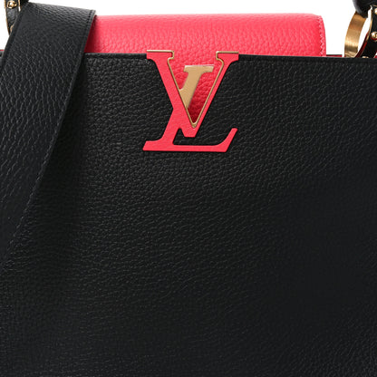 Louis Vuitton Taurillon Capucines PM Black Rose Berlingot 7 of 9