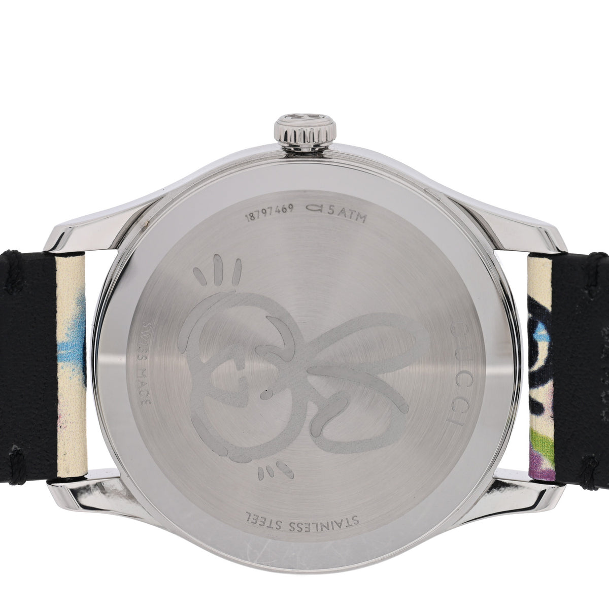 Stainless Steel Calfskin 38mm G-Timeless Capsule Collection Rabbit Quartz Watch Blue