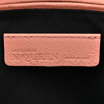 Alexander McQueen Pebbled Calfskin Large Skull Padlock Zip Around Tote Blush Pink 6 of 17