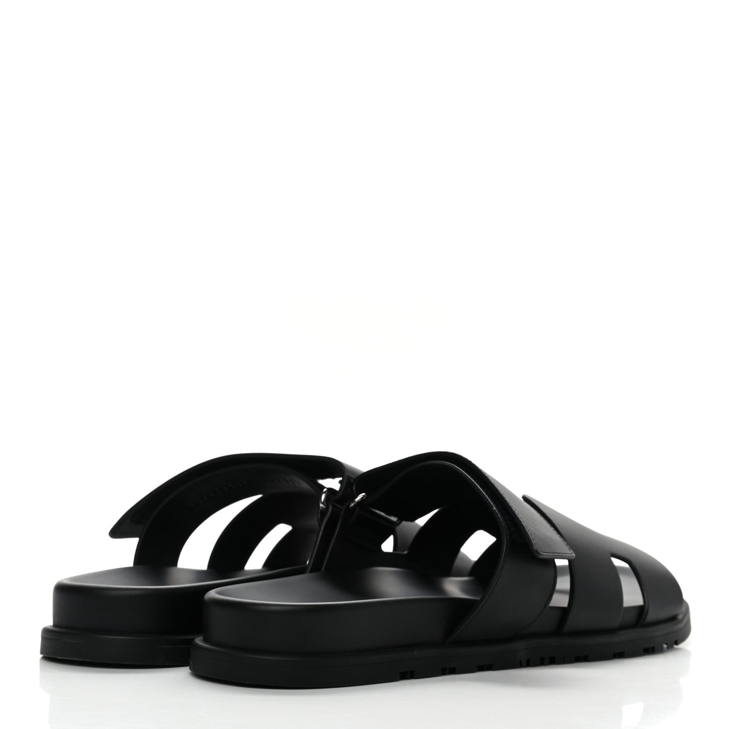 Calfskin Mens Chypre Sandals 42.5 Black