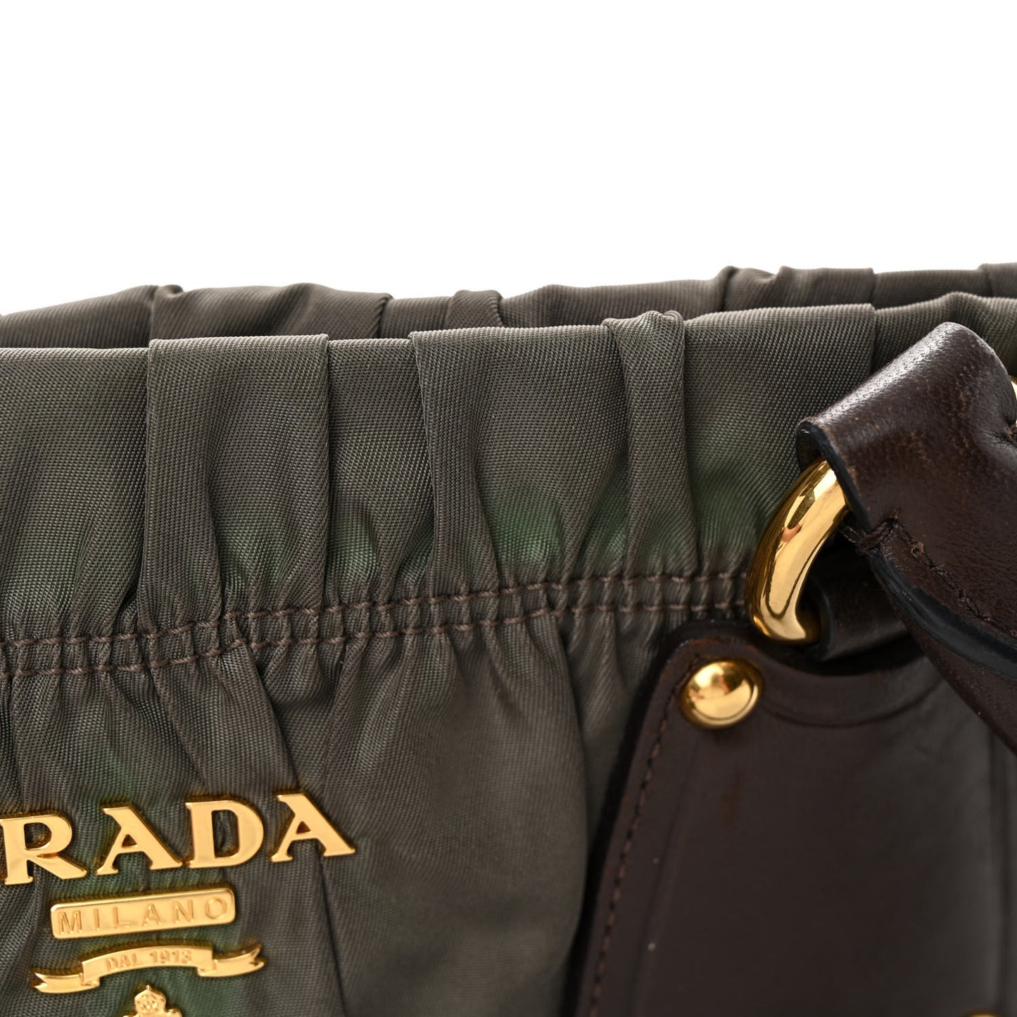 Tessuto Nylon Gaufre Tote Militare