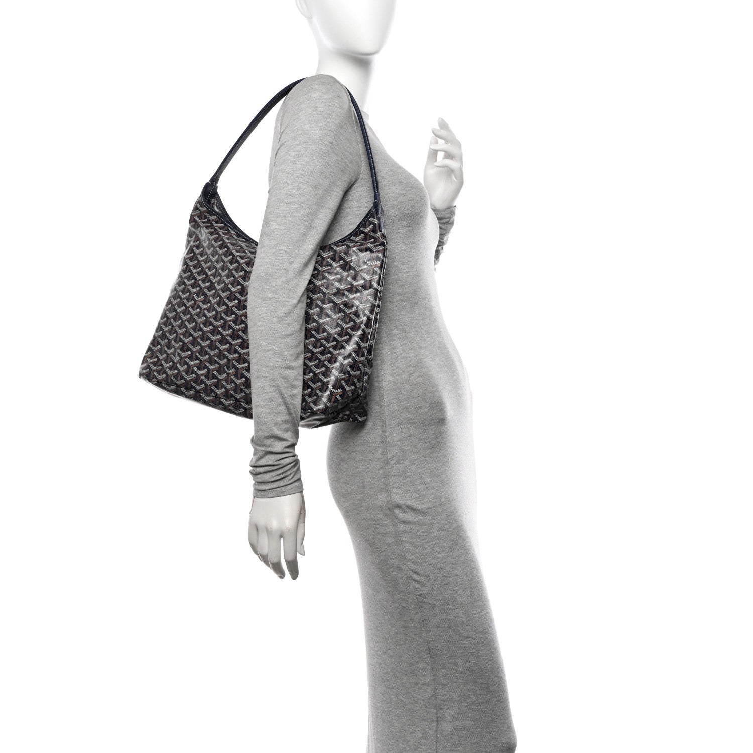 Goyard Goyardine Boheme Hobo Navy Blue 2 of 10