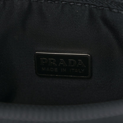 Prada Tessuto Nylon Pochette Bag Black 6 of 11