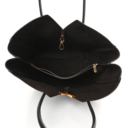 Louis Vuitton Calfskin Monogram Kimono Tote Black 6 of 13