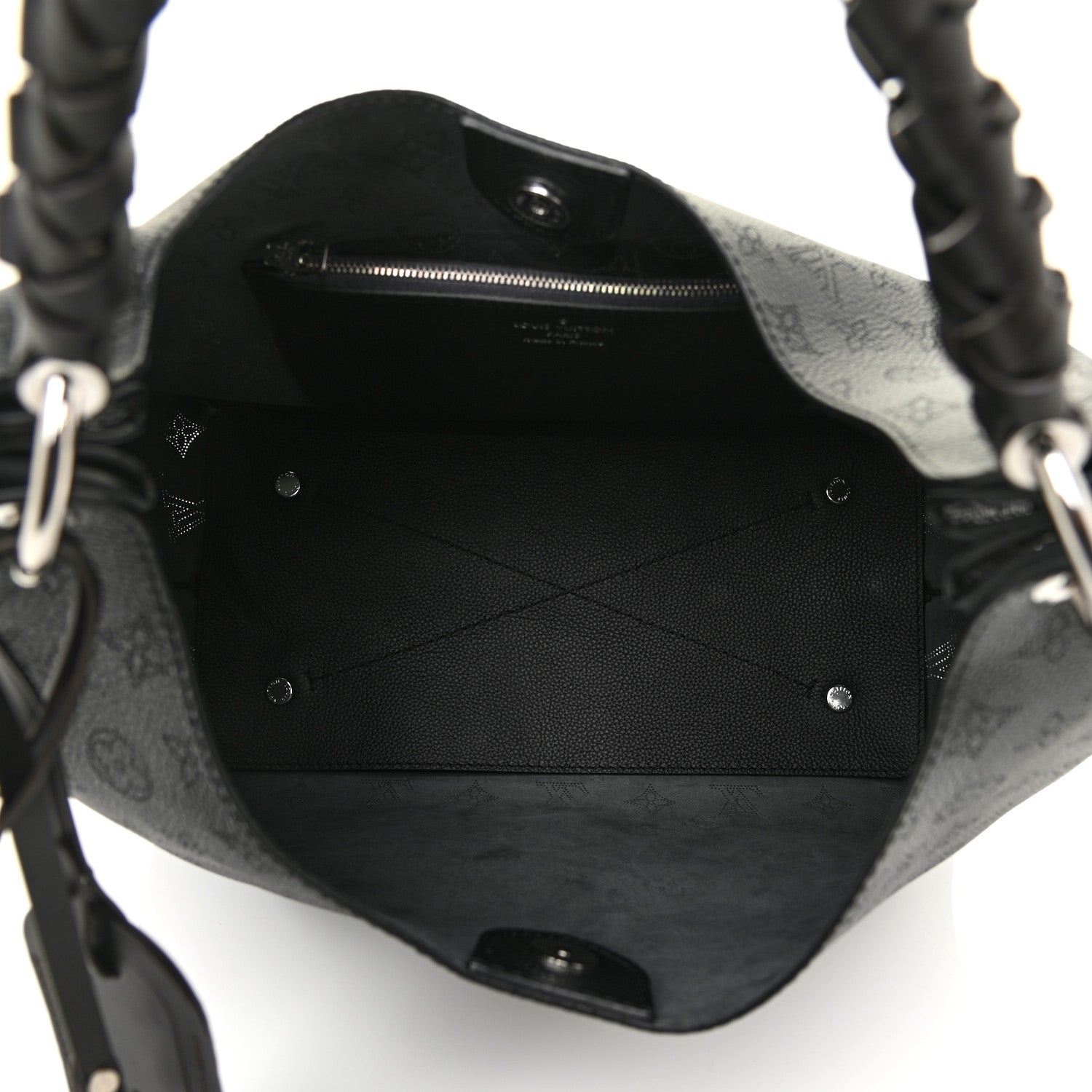 Louis Vuitton Mahina Carmel Hobo Black 5 of 9
