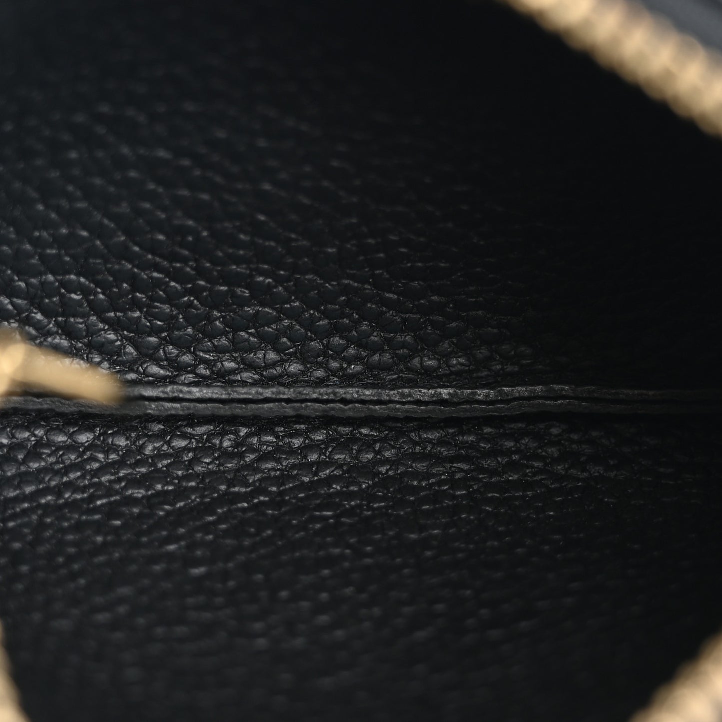 Empreinte Monogram Giant Key Pouch Black Beige