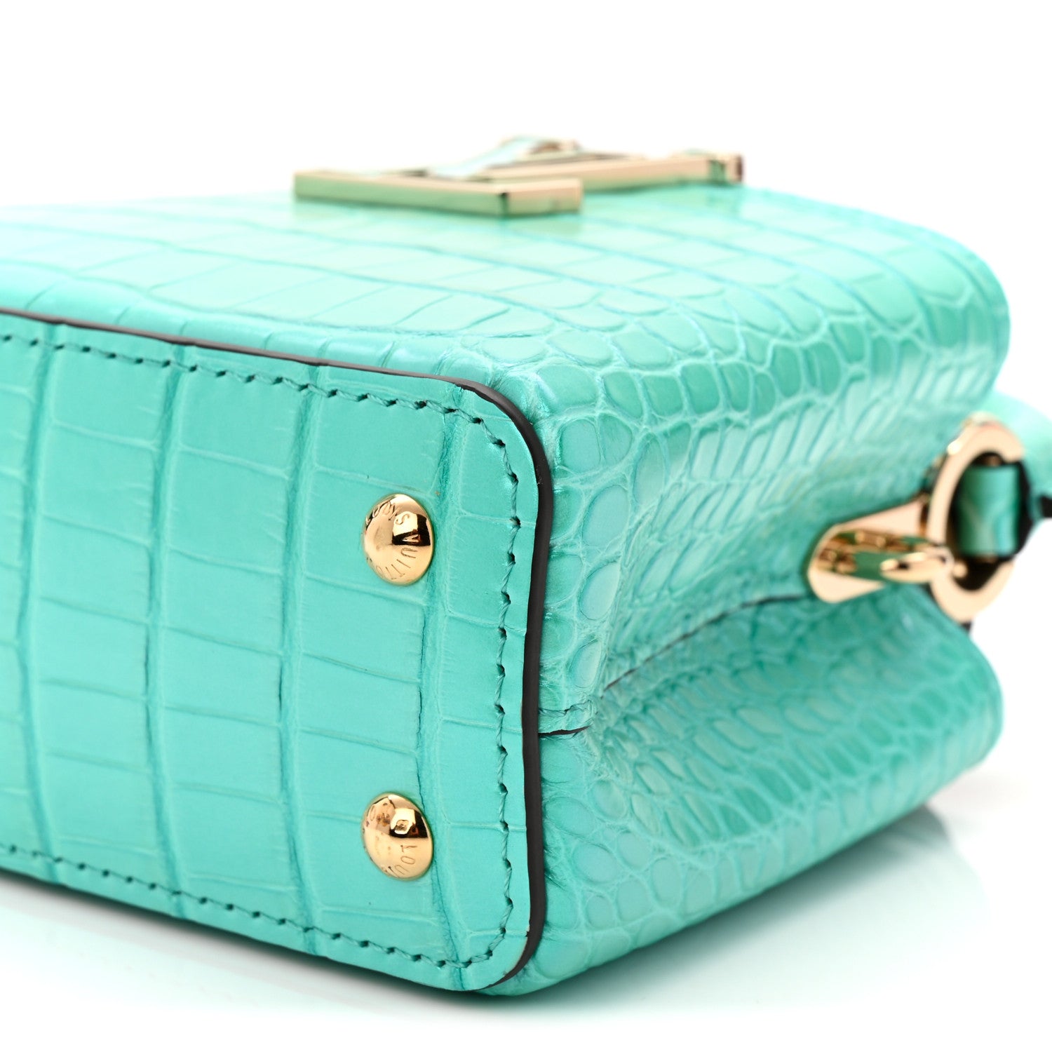 Louis Vuitton Iridescent Alligator Nano Capucines 10 of 11