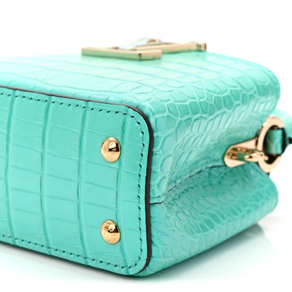 Louis Vuitton Iridescent Alligator Nano Capucines 10 of 11