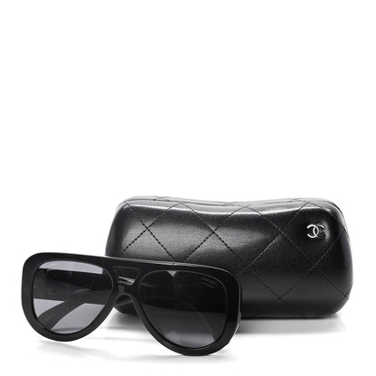 Chanel Resin Polarized Sunglasses 5423-B Black 8 of 8