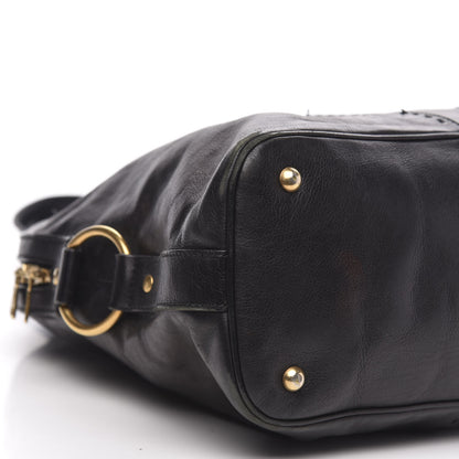 Saint Laurent Calfskin Oversized Muse Black 8 of 17