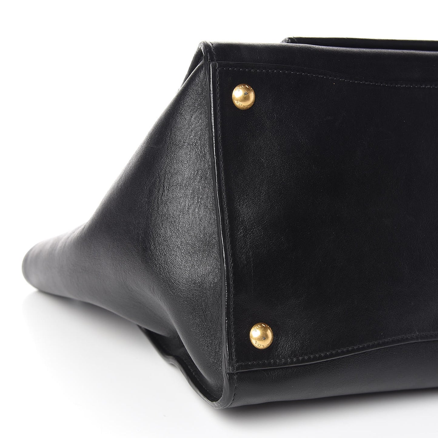 Soft Calfskin Shopping Tote Black