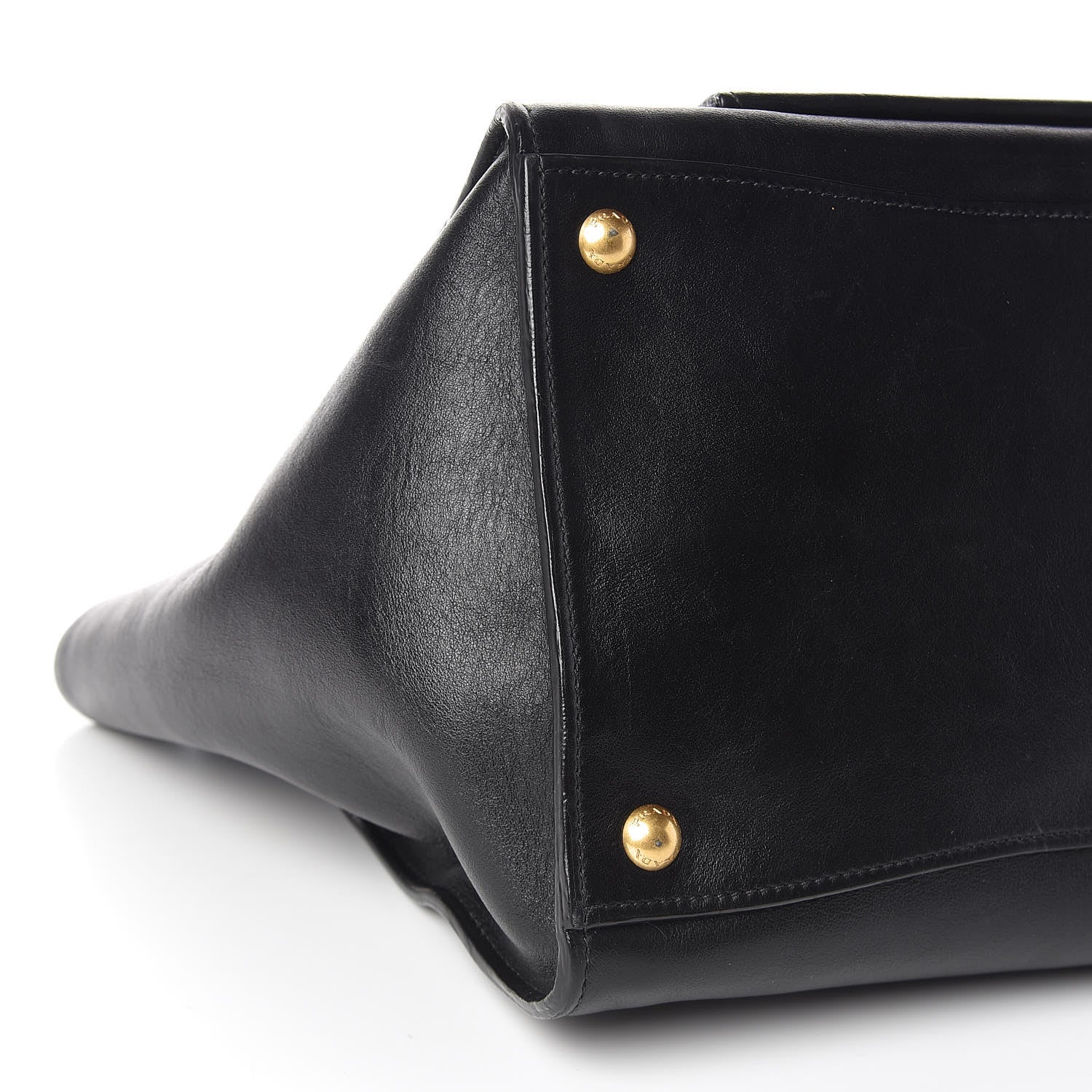 Prada Soft Calfskin Shopping Tote Black 10 of 12