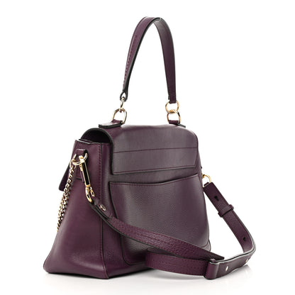 Chloe Calfskin Small Faye Day Shoulder Bag Intense Violine 3 of 17