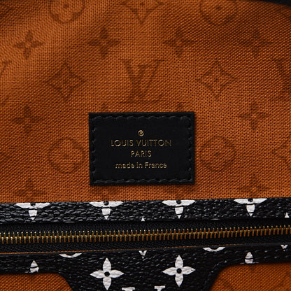 Louis Vuitton Monogram Giant Crafty Neverfull MM Creme Caramel 5 of 8