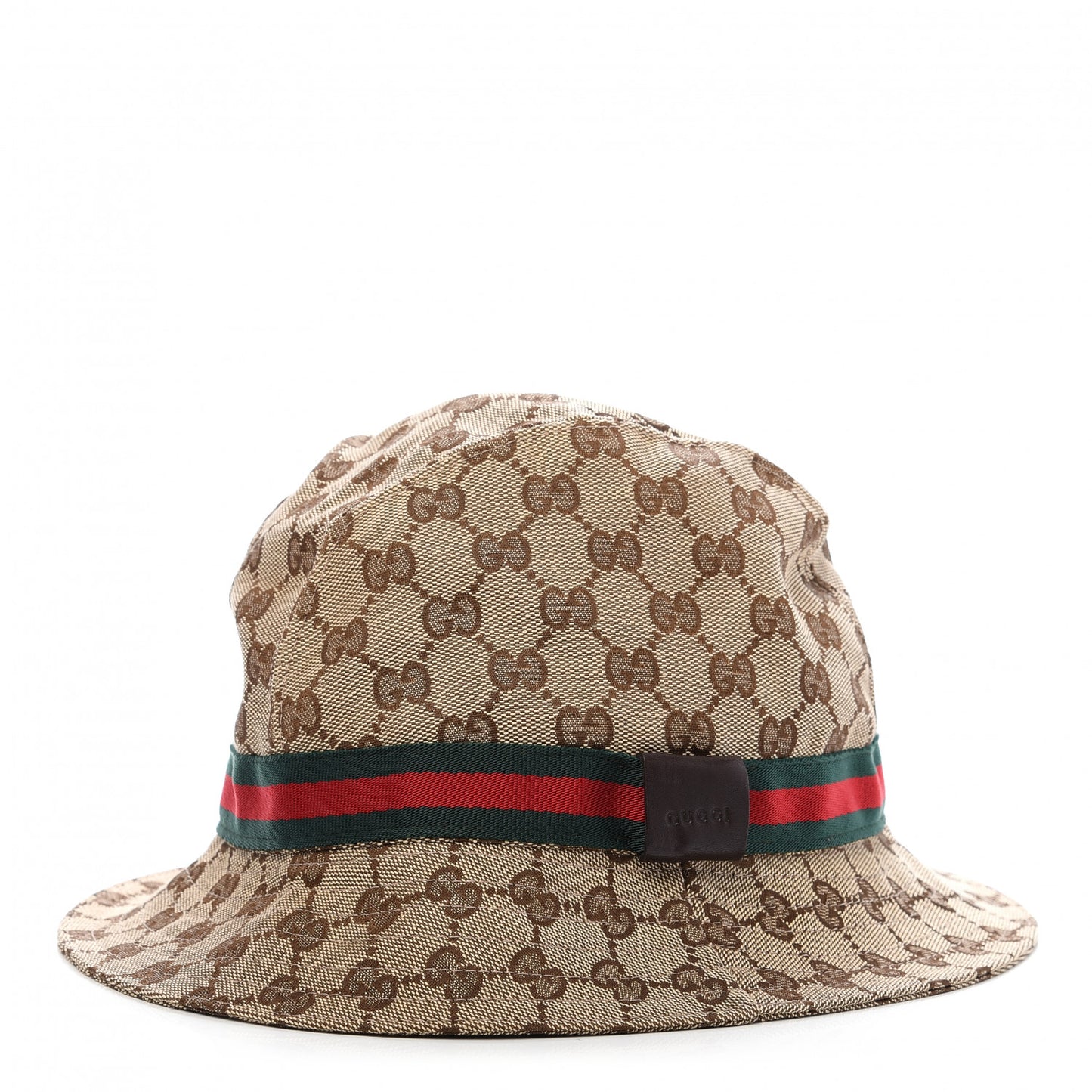 Monogram Web Bucket Hat XL Brown