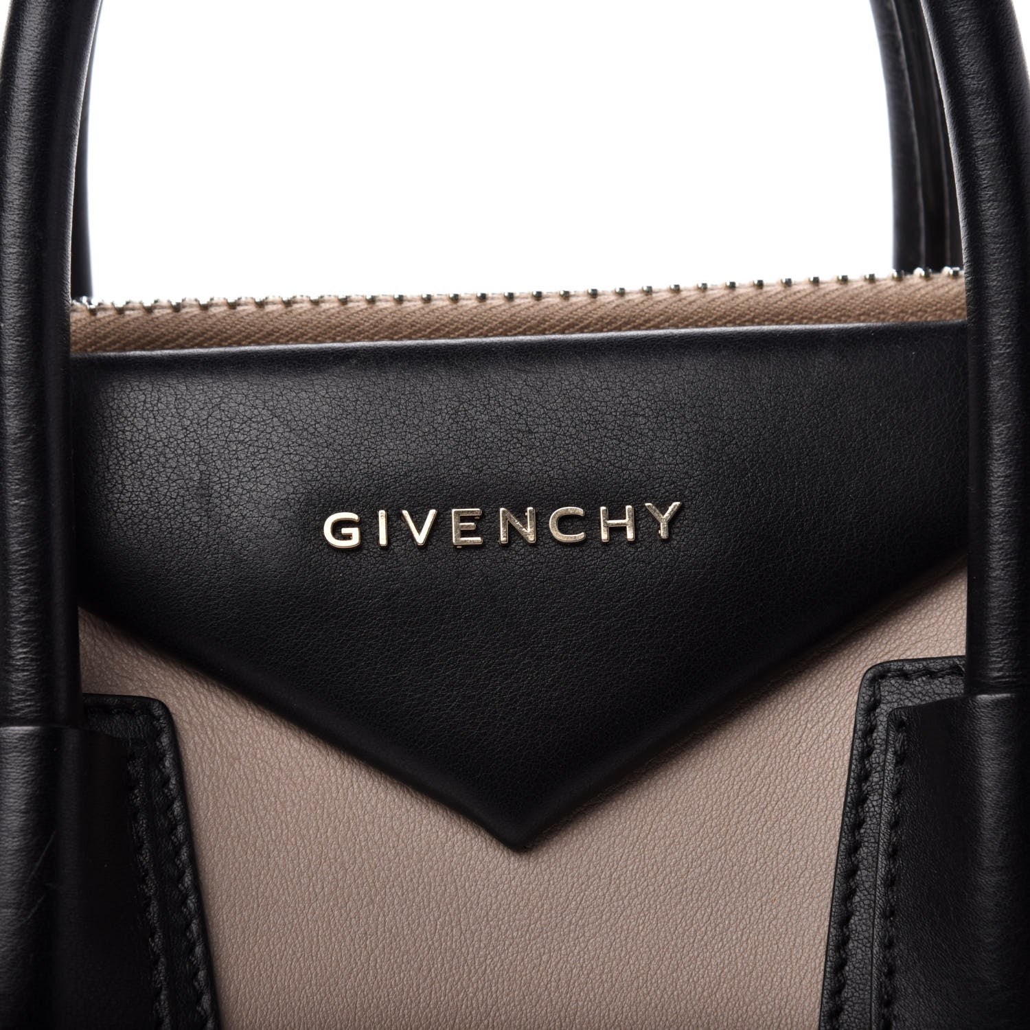 Givenchy Calfskin Medium Tri-Color Antigona Beige Black White 10 of 12