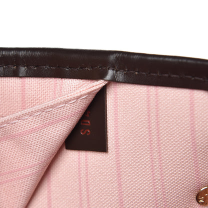 Louis Vuitton Damier Ebene Neo Neverfull MM Rose Ballerine 8 of 9