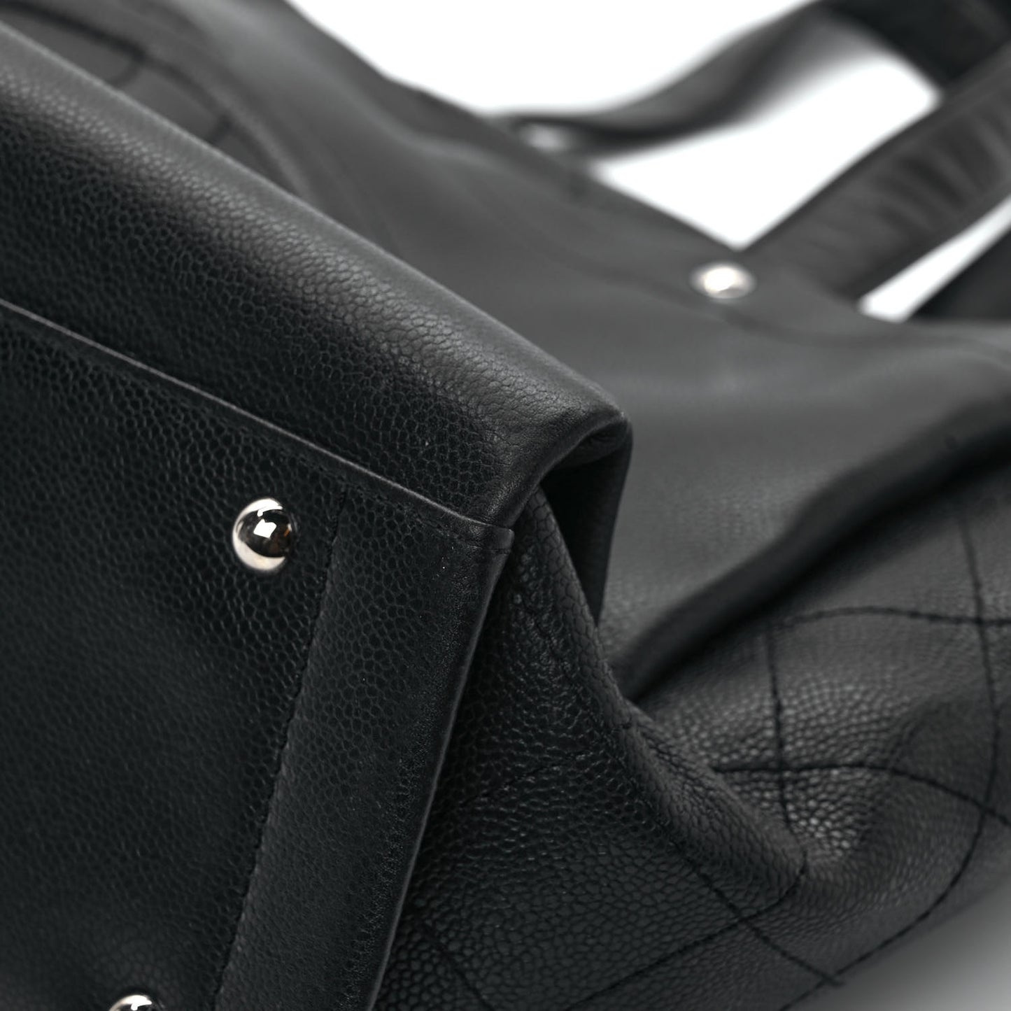 Caviar Executive Cerf Shopper Tote Black
