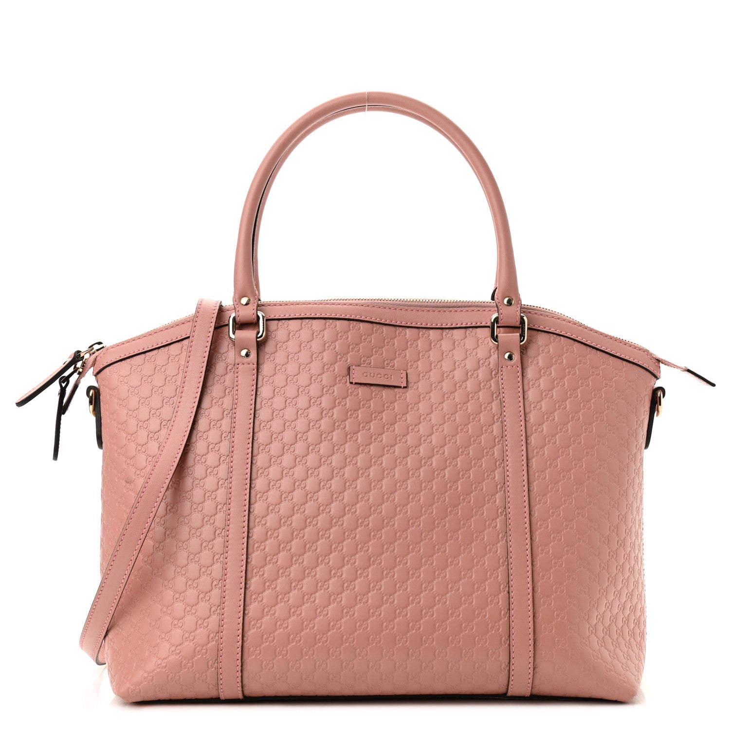Gucci Soft Microguccissima Large Dome Satchel Soft Pink 1 of 11