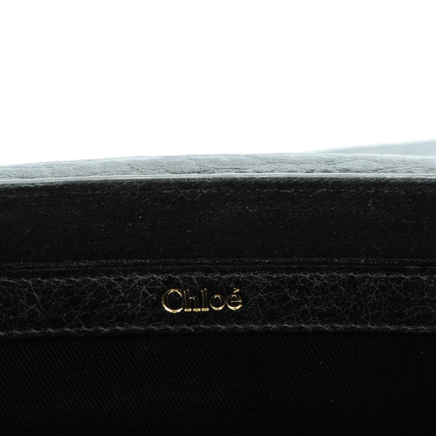 Grained Calfskin Sally Clutch Black