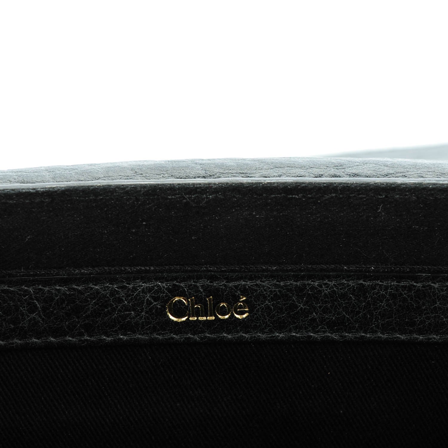 Chloe Grained Calfskin Sally Clutch Black 6 of 7