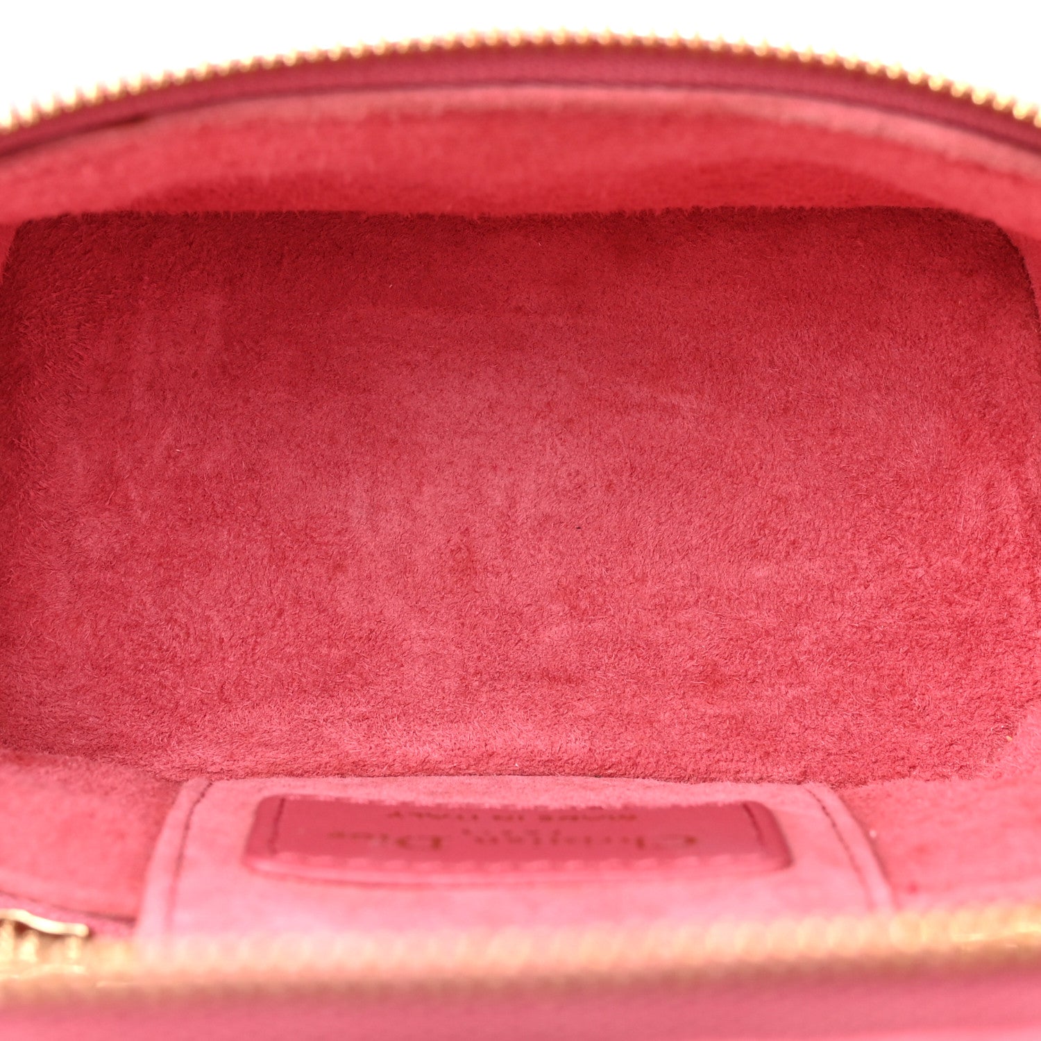 Christian Dior Lambskin Cannage Micro Vanity Case Strawberry Pink 5 of 10