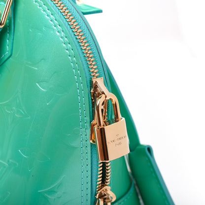 Louis Vuitton Vernis Alma BB Blue Lagon 21 of 26