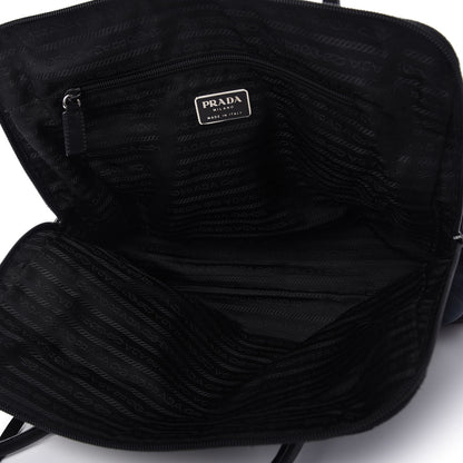 Prada Tessuto Nylon Shoulder Bag Blue 5 of 11