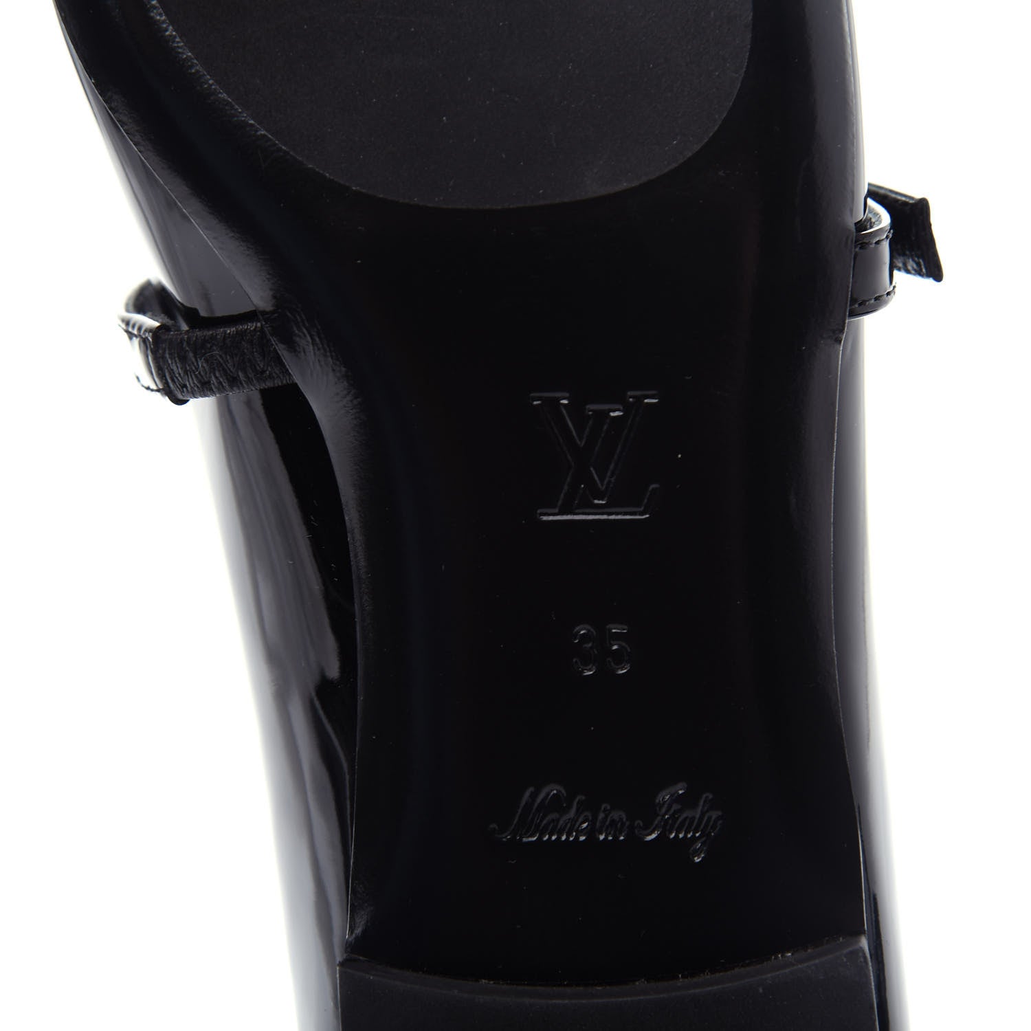 Louis Vuitton Patent Uniformes Ballet Flats 35 Black 9 of 10
